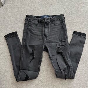 Hollister High-Waisted Black Jean Leggings